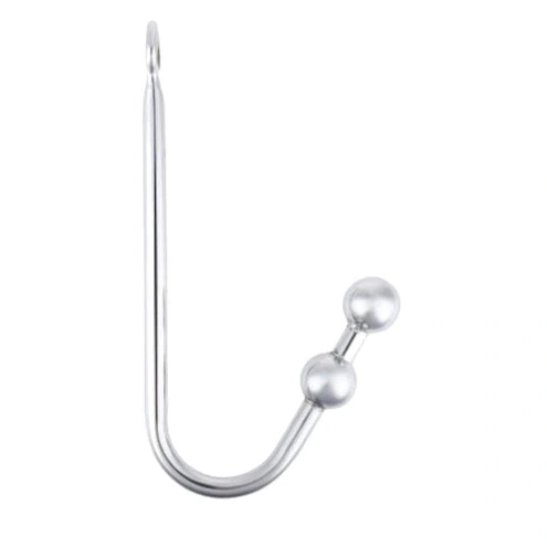 Anal Hooks Hook Two 4417 Anal Stainless Balls Steel Pleasurable 0202
